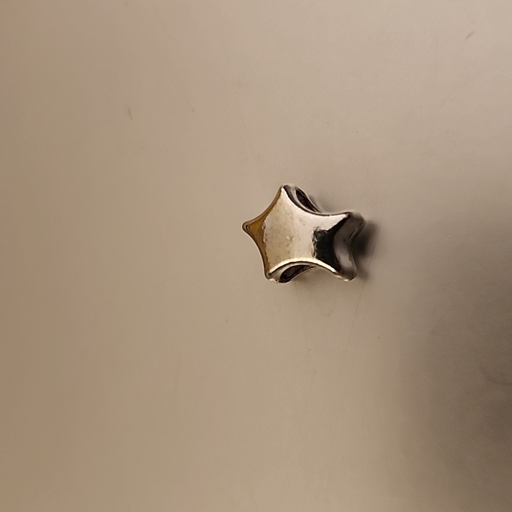 Star Charm for European Style Bracelets Fits Pandora Systems